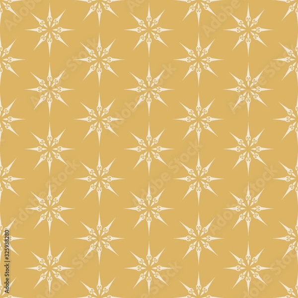 Obraz Stylish Abstract Background. Gold Color. Seamless Pattern. Texture Wallpaper. Vector Image.