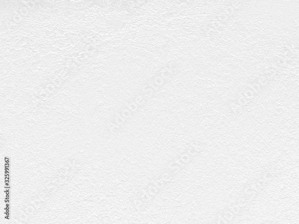 Obraz White Paper Texture also look like white cement wall texture. The textures can be used for background of text or any contents on Christmas or snow festival.