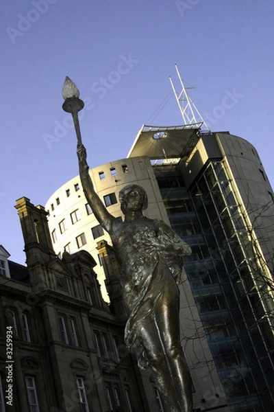 Fototapeta leeds city centenary square