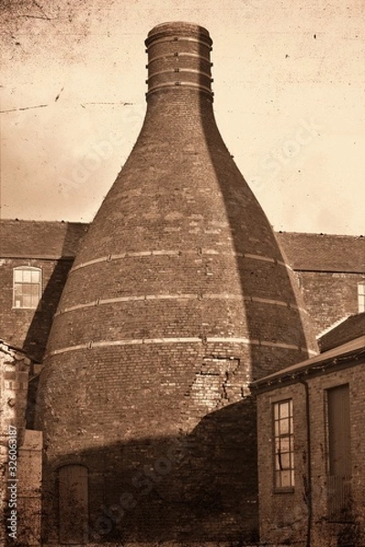 Obraz Pottery bottle kiln