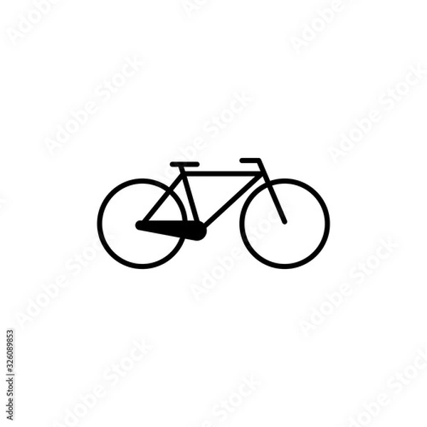 Fototapeta bicycle icon design vector template