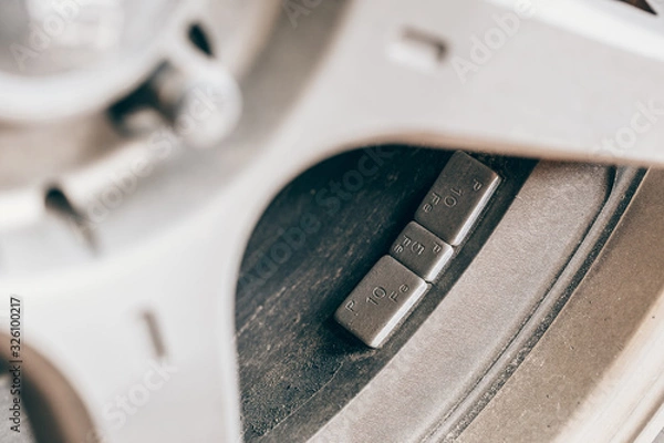 Obraz weight for balance wheel