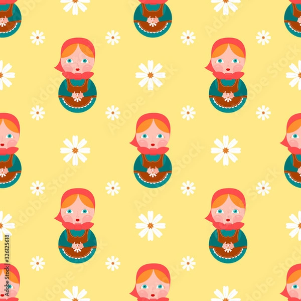 Fototapeta Pattern - Nested dolls