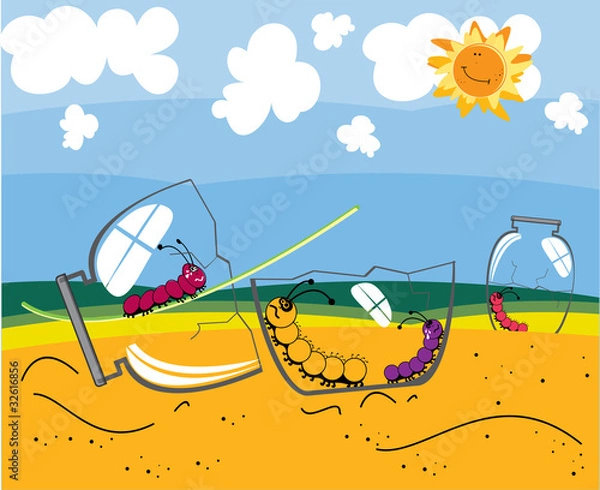 Fototapeta Cartoon illstration