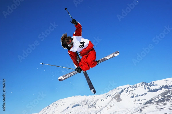 Obraz freestyle skier