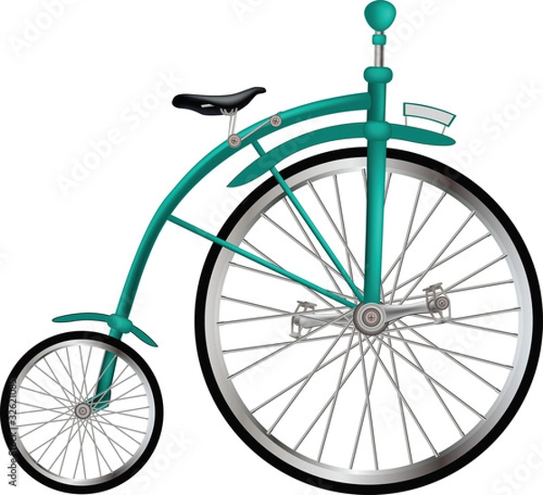 Fototapeta circus old bicycle