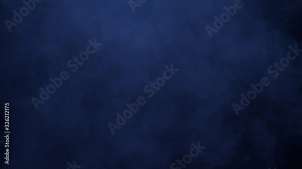 Fototapeta Abstract clouds of misty colorful smoke texture 3d background. Realistic blue fog. Colored smoke. 3d rendering.