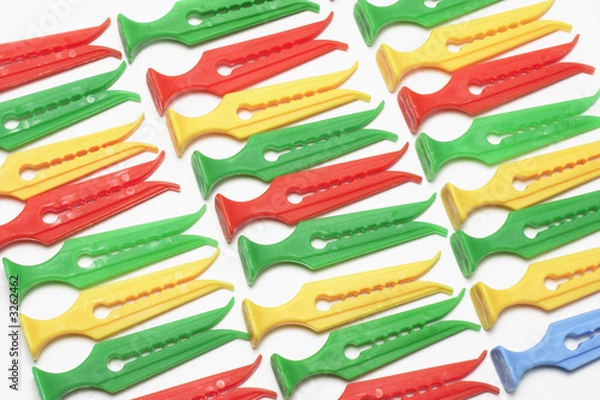 Obraz clothes pegs