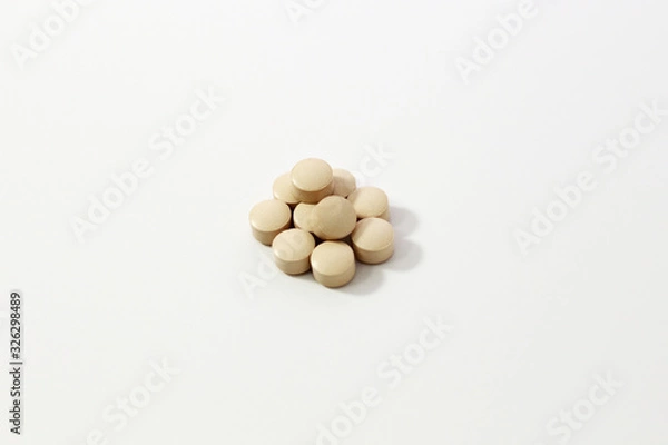 Obraz 錠剤タブレット集合　サプリメント