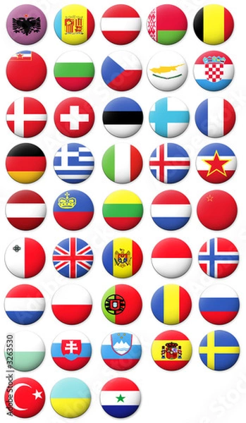 Obraz official flags