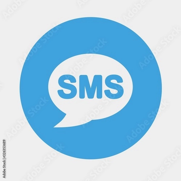 Obraz sms icon vector illustration and symbol for website and graphic design