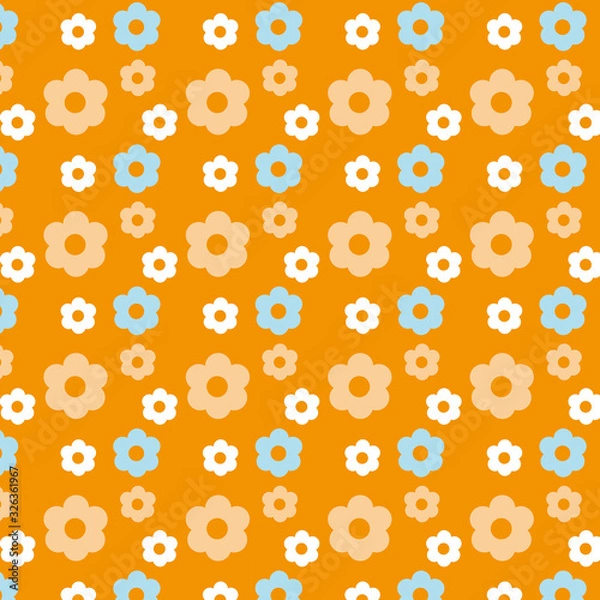 Obraz 花畑_オレンジ