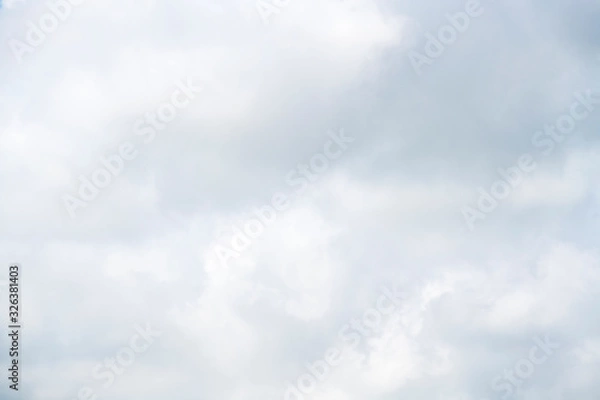 Fototapeta Sky and clouds with a beautiful light in the daytime