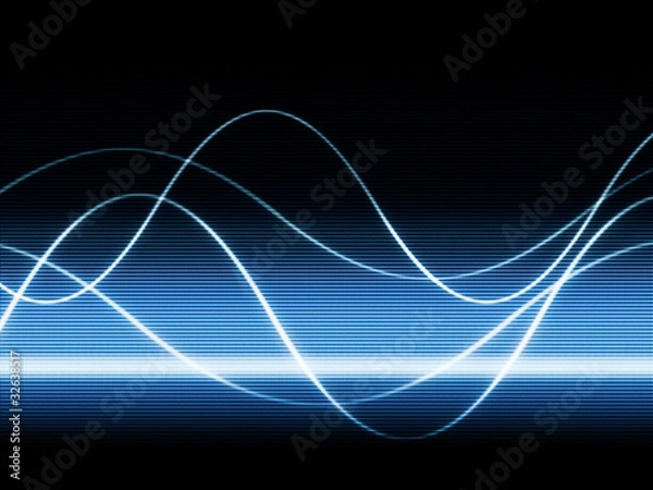 Obraz waves on video