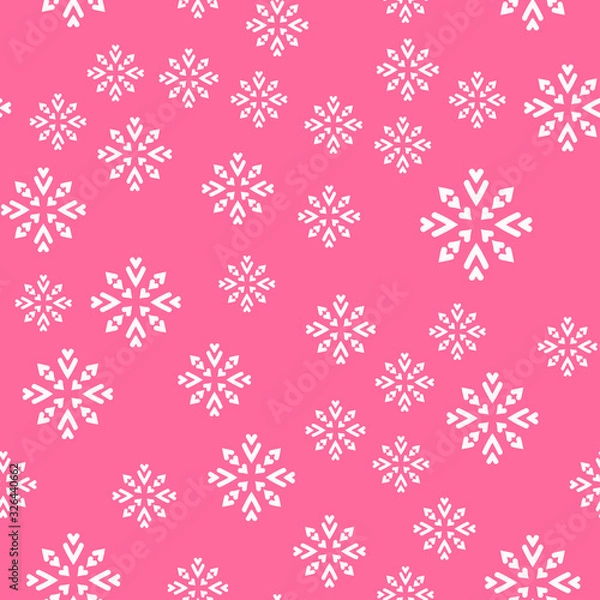 Fototapeta Abstract Pink Background Pattern. Seamless Wallpaper For Your Design. Vector Image.