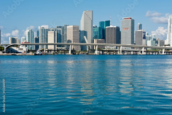 Fototapeta Downtown Miami Skyline