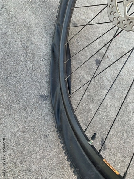 Obraz Goma pinchada Bicicleta