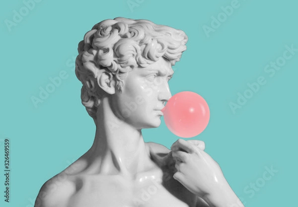 Obraz david sculpture medium shot