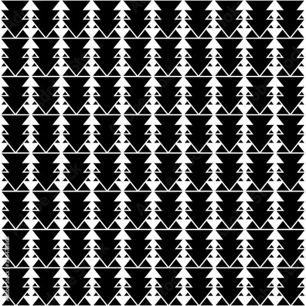 Obraz Geometric simple print. Triangle patterns. repeating texture design.stylish background for fabric, wrapping, packaging paper, wallpaper.