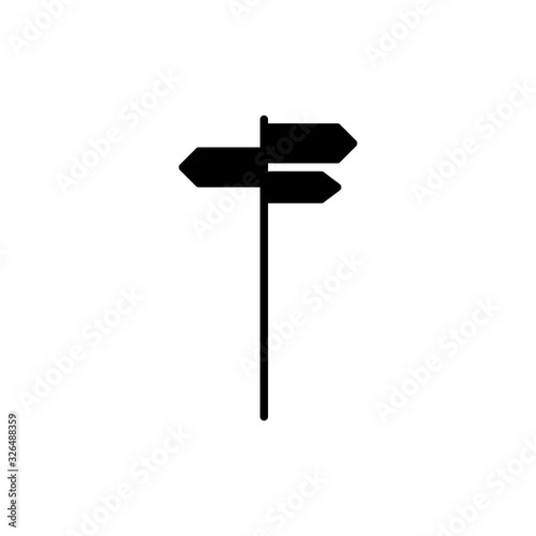 Obraz Road board icon. Way  sign symbol. Logo design element