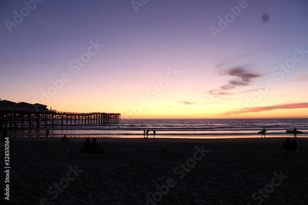 Obraz sunset on beach