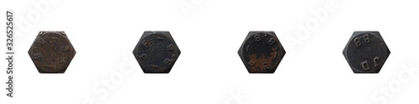 Obraz Kolekcja zestawu łba śruby