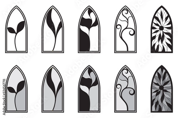 Obraz Stained Glass Windows
