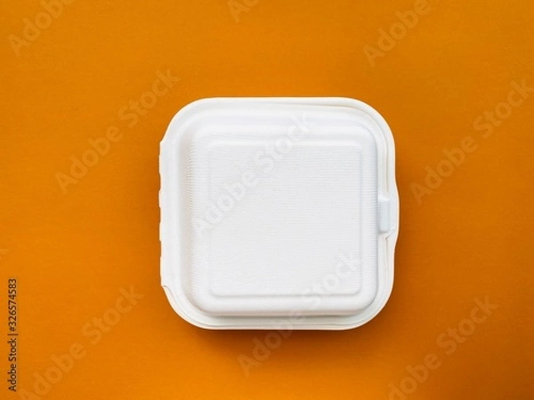 Fototapeta Foam burger box