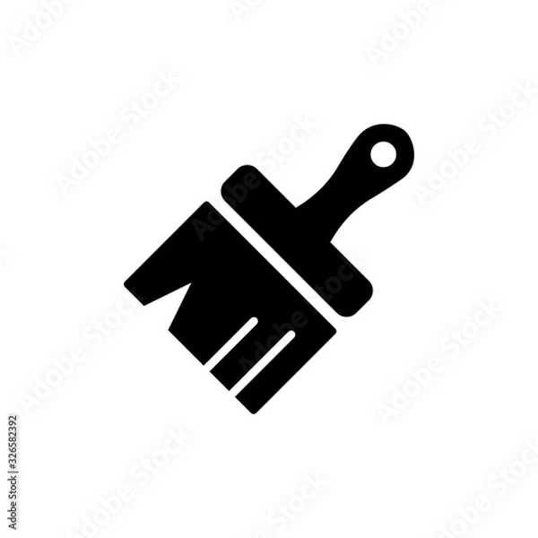 Fototapeta paint brush icon vector template