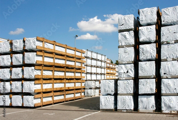 Obraz Gestapelte Paletten