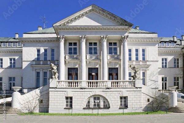 Obraz Classical architecture.Old casino. Warsaw in Poland.