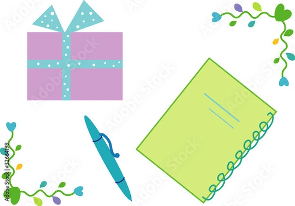 Obraz GIFT　ノート・ペン