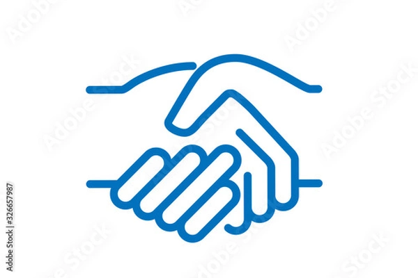Obraz handshake icon 