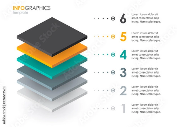Obraz Vector infographic template