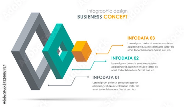Obraz Vector infographic template