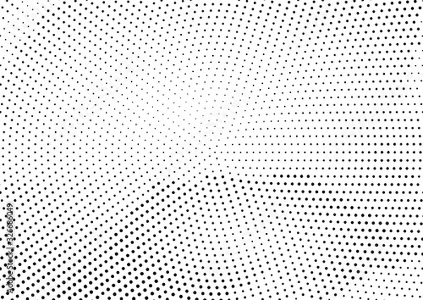 Fototapeta Abstract halftone dotted background. Monochrome grunge pattern with dot and circles.  Vector modern pop art texture for posters, sites, business cards, cover, postcards, labels, stickers layout.