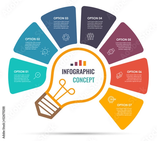Obraz Vector infographic template