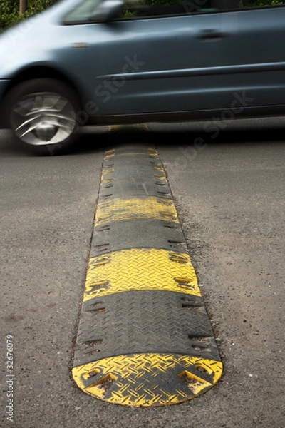 Fototapeta Speed bump
