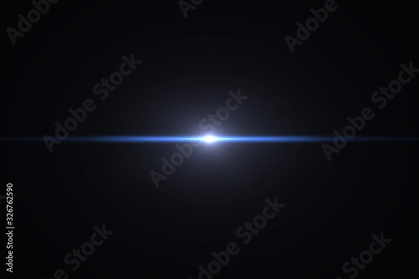 Obraz Abstract Natural Sun flare on the black background, flare light transition, effects sunlight, lens flare