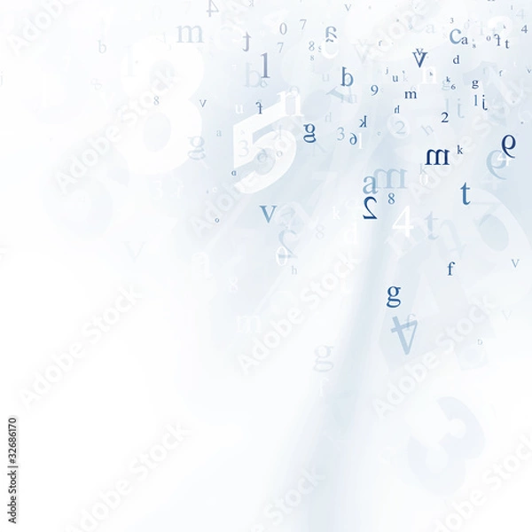 Fototapeta Abstract mathematics background