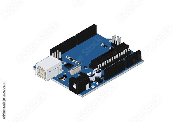 Fototapeta Arduino Uno Rev 3