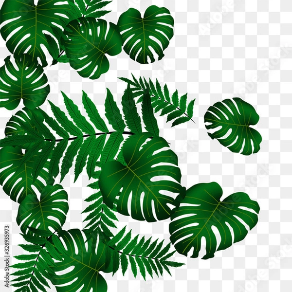 Fototapeta  Vector tropical pattern