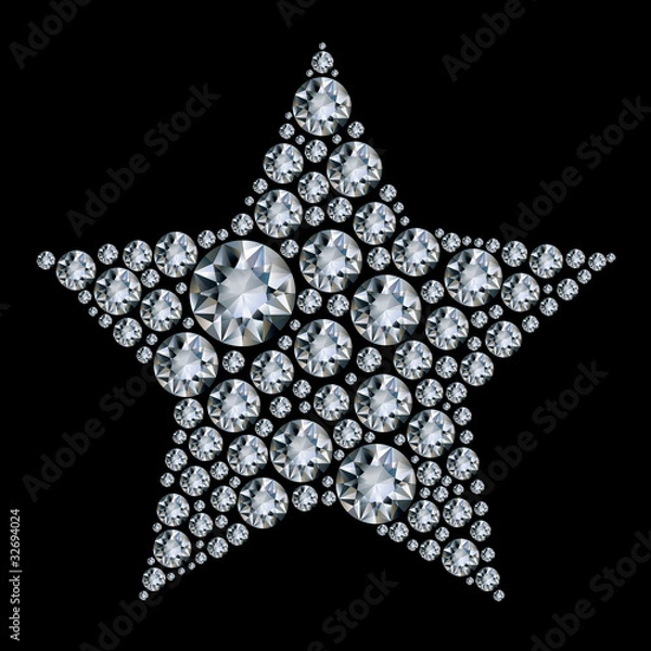 Obraz Star in diamonds.