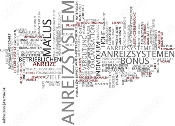 Fototapeta Anreizsystem