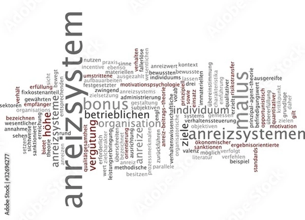 Fototapeta Anreizsystem