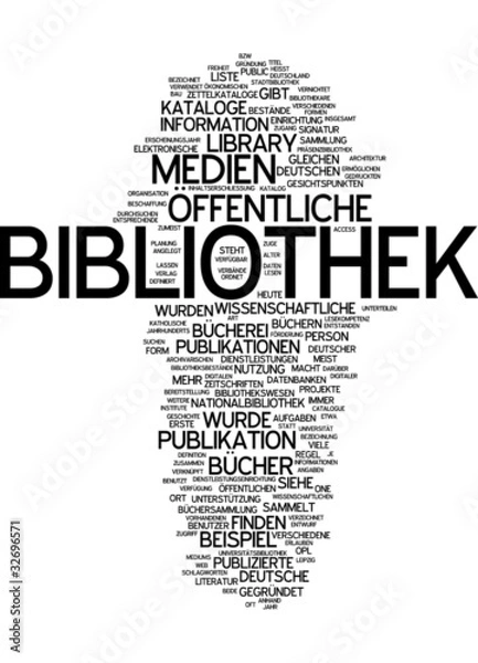 Fototapeta Bibliothek