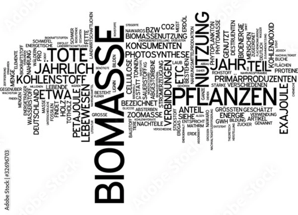 Fototapeta Biomasse