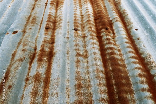 Fototapeta abstract background from rusty metal.