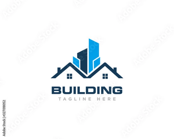Obraz Building Construction Logo Design Vector