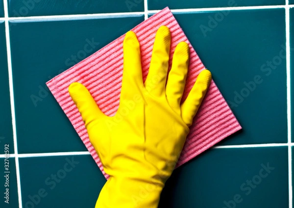 Obraz Hand with sponge